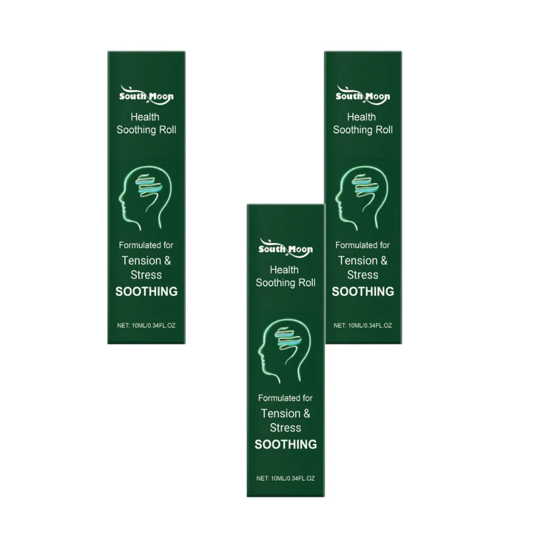 Mentavia™ - Roll-On met Wilde Pepermunt & Mentholkristallen - 3 pack